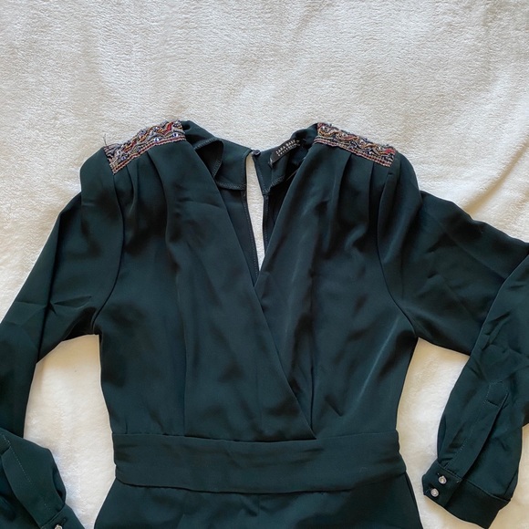 Zara emerald jumpsuit 💚 - Picture 7 of 11